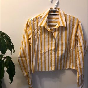 Forever 21 cropped button down
